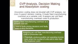 Managerial Accounting for Managers Chapter 6 Overview
