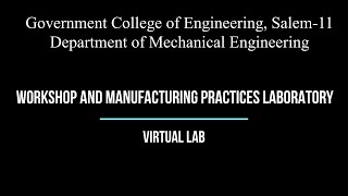 Full Workshop & Manufacturing Practise Laboratory | Lathe Exercise - Facing & Plain turning | Virtual Lab Update