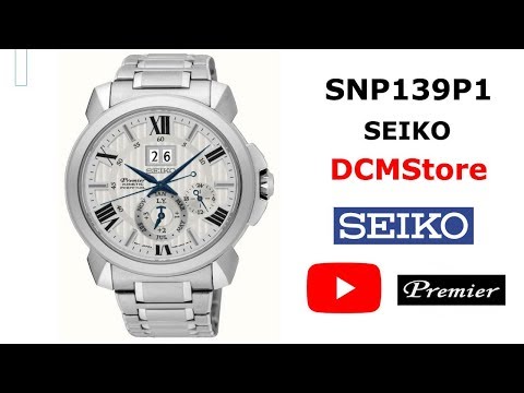 SNP139P1 Seiko Premier Kinetic Perpetual Calendar