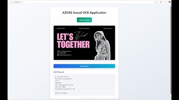 Azure OCR Application