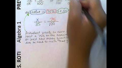 3.7 PRE Roti Hovercam Video Percent Problems