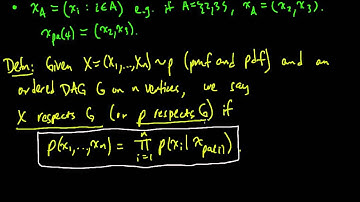 (ML 13.3) Directed graphical models - formalism (part 1)