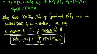 (ML 13.3) Directed graphical models - formalism (part 1) Net Worth