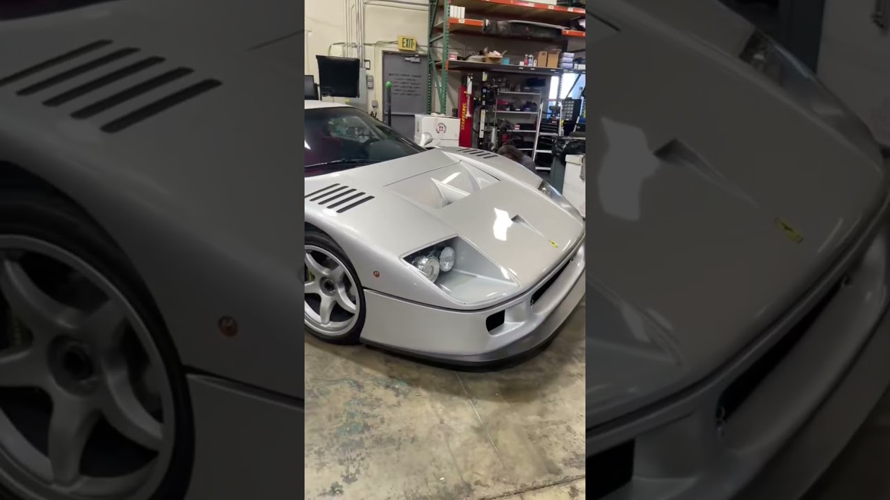 Cool Pontiac fiero in the shop 