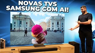 A NOVA GERAÇÃO DE TVS DA SAMSUNG TÁ ABSURDA! Samsung AI TV chegou com tudo!