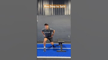 Box Drop to Split #strengthfarm #training #plyos #strength #gym #conditioning #jumping
