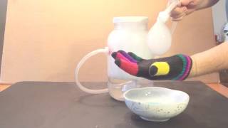 Bouncing Smoke Bubbles experiment (Boo Bubbles)