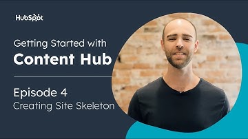 Creating a Site Skeleton | Episode 4/10 | Getting Started With Content Hub for WordPress Devs