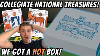 INSANE HOT BOX! 2023 Panini National Treasures Collegiate Football!