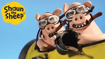 Can Shaun Defeat the Flying Pigs? 😱🐷 Shaun the Sheep Season 2 🐑