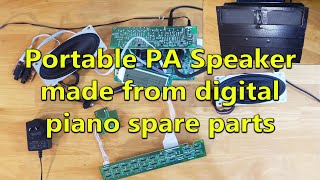 Homemade PA Speaker using Digital Piano parts
Portable PA assembled from repurposed Medeli SP4200/Thomann SP-5600 piano keyboard parts.
Chapters - Part 1 (assembly idea): 00:00 Part 2 (end result): 19:30
Medeli disassembly video: https://youtu.be/ZZige_wQ4Nw
Original song Pigeons by Craig Hallen: https://youtu.be/MqdYoiBx-BM
New album Nothing Lasts Forever available on Bandcamp - November 2022. http://craighallen.bandcamp.com Homemade PA Speaker using Digital Piano parts