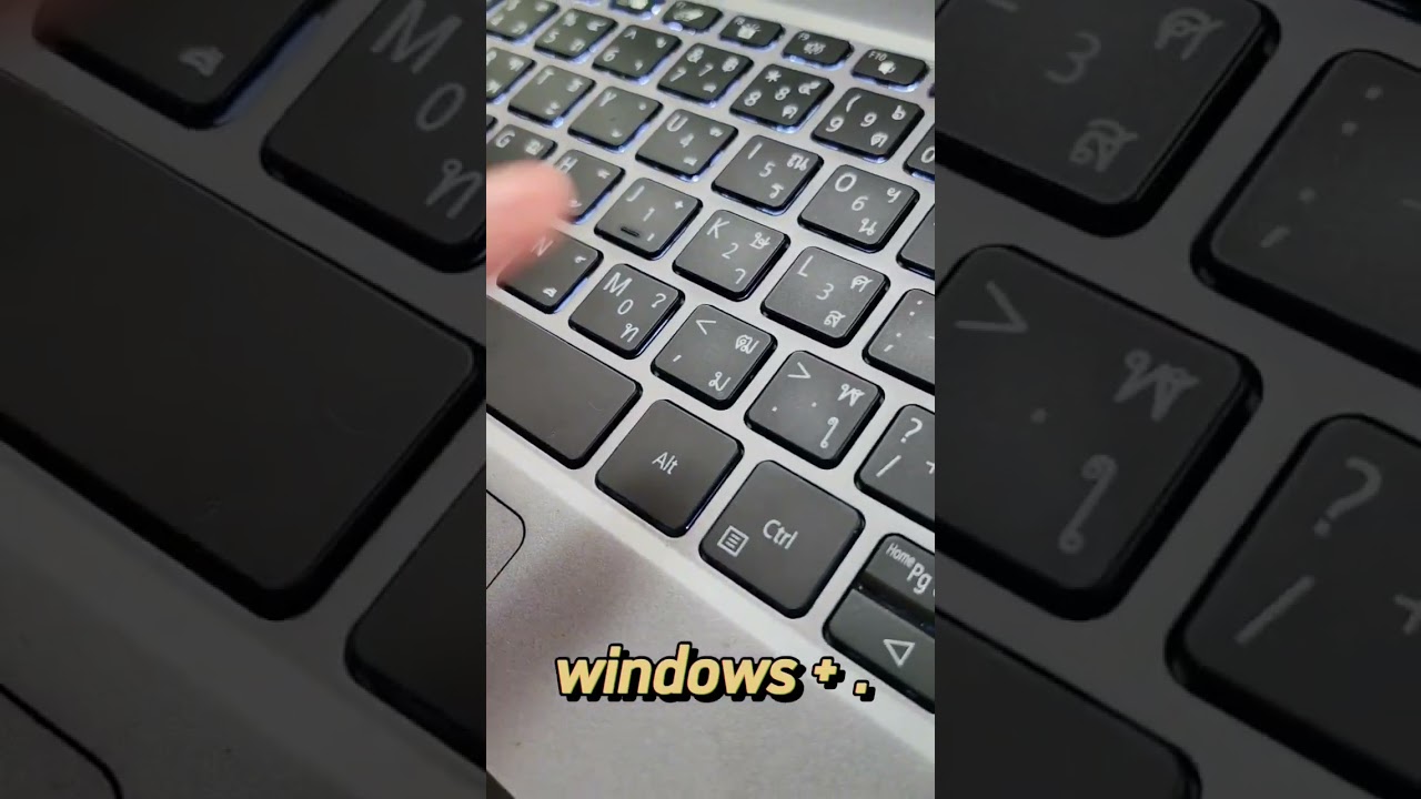 เรียกใช้งานหน้าต่าง Emoji ได้ง่ายๆ เพียงแค่ Windows + .