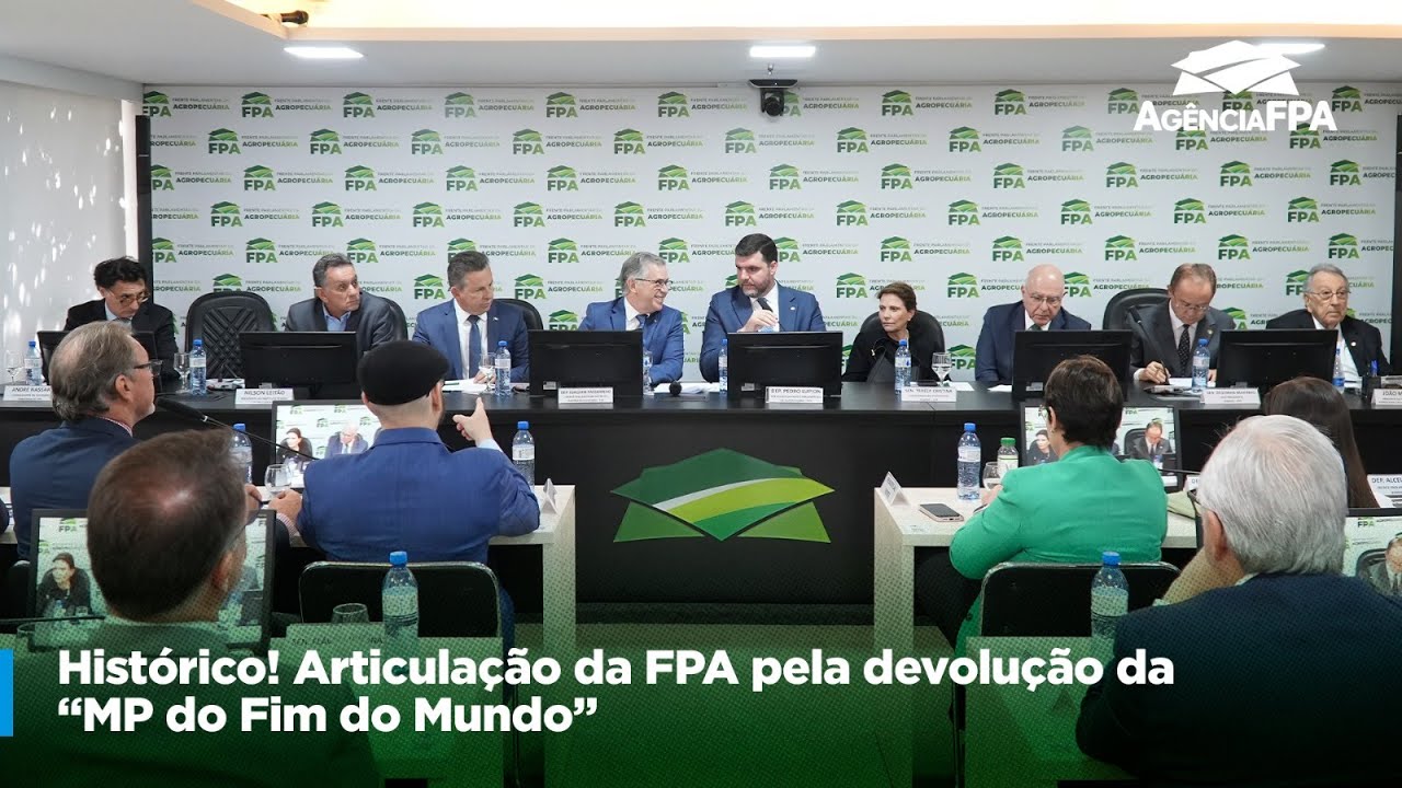 Histórico! Articulação Da Fpa Pela Devolução Da "Mp Do Fim Do Mundo"