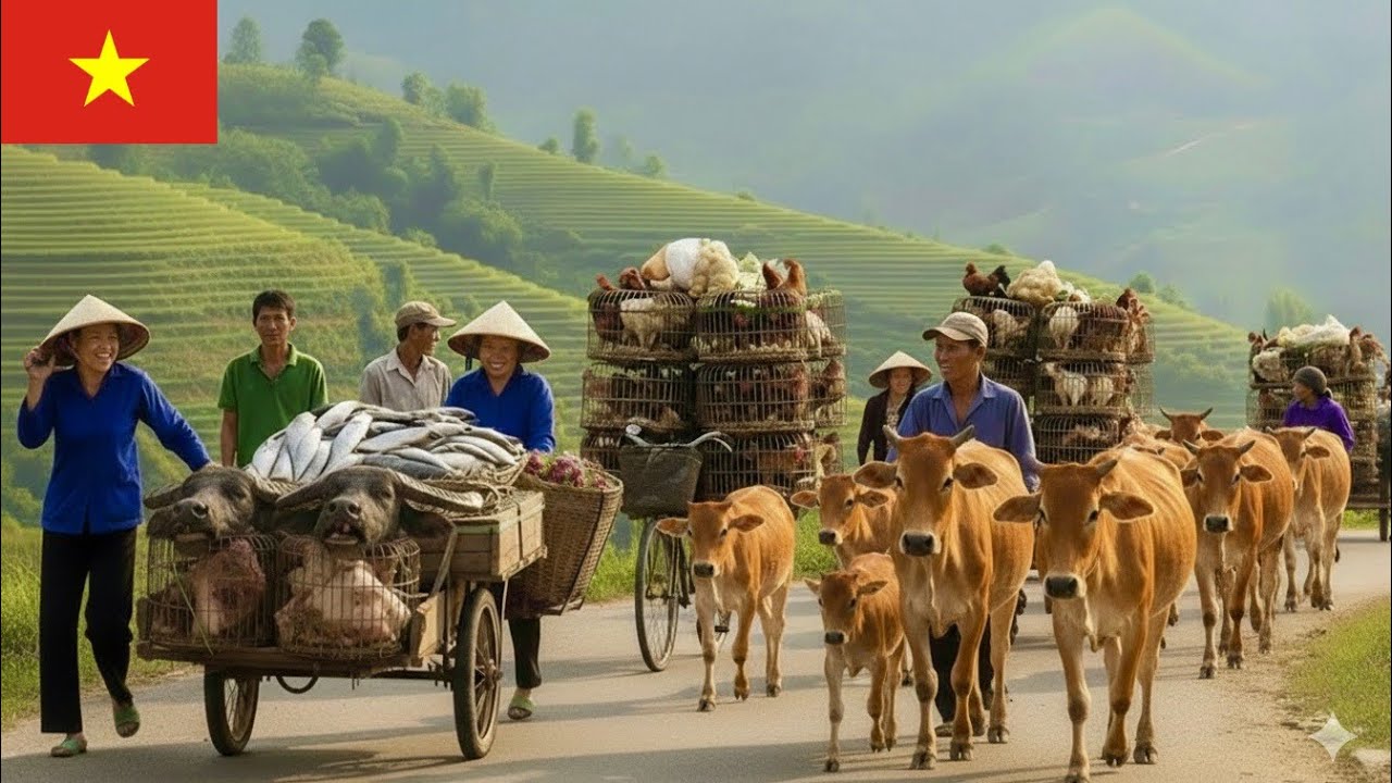 life at a rural vietnamese morning market-a glimpse of tradition p2