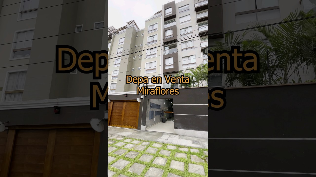Departamento en Venta Miraflores 100m2, 2 cocheras lineales. Perfecta ubicación.