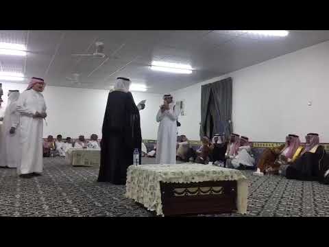 من استقبال قبيلة العمران لشيخ مزكي بن عايد العطاونه الشاعر ابو عمر السويلميين 