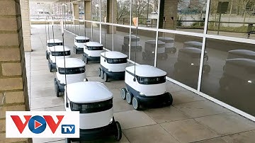 ROBOT giao đồ ăn đang thành hiện thực | VOV