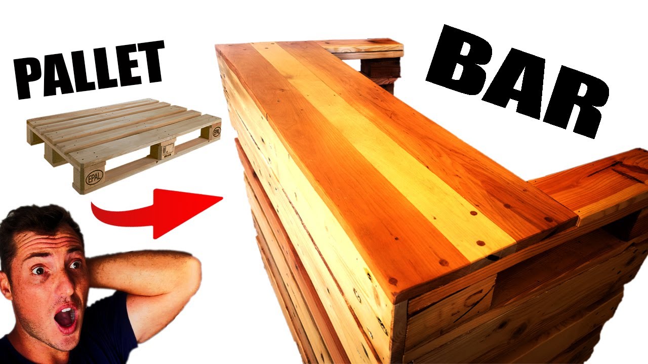 DIY Mini Pallet Bar Transform Recycled Pallets into a Stylish Mini Bar