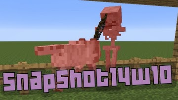 Minecraft 1.8: Snapshot 14w10 - Wolves vs. Skeletons & UUID