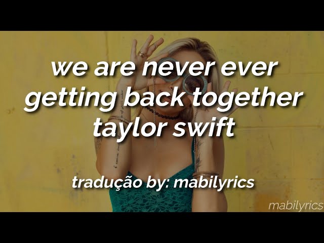 Taylor Swift - I Knew You Were Trouble (TRADUÇÃO~LEGENDADO