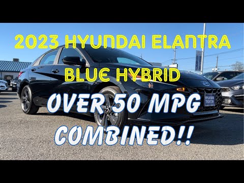 2023 Hyundai Elantra Blue Hybrid