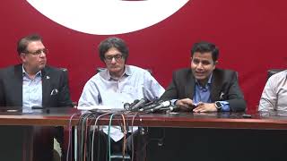 PTI Leadership Important Press Conference & Raised Concern Imran Khan's Wife Health