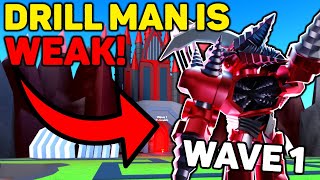 THE Upgraded Titan DRILL MAN IS OVERRATED! (Toilet Tower Defense)