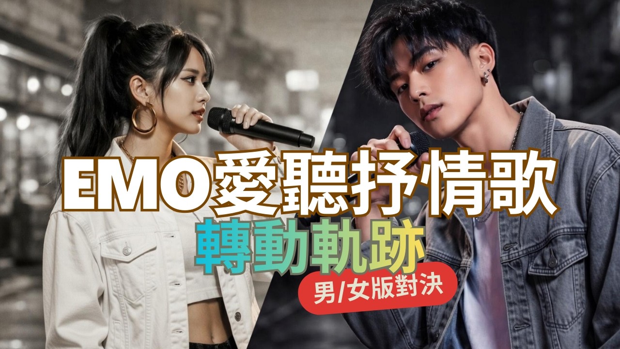 【R&B 對決】《轉動軌跡》 emo愛聽抒情歌 | 男女對決，留言告訴我，你(妳)比較喜歡哪一版? | 悟理定律