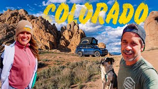 Taking Our Dog on His First EPIC Colorado Dispersed Camping Trip!