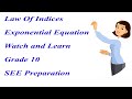 Indices/Grade 10