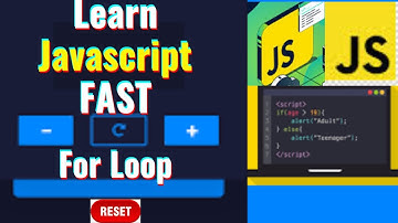 How I Would Learn JavaScript FAST in 2023 (from zero) -JavaScript for loop Tutorial for Beginners