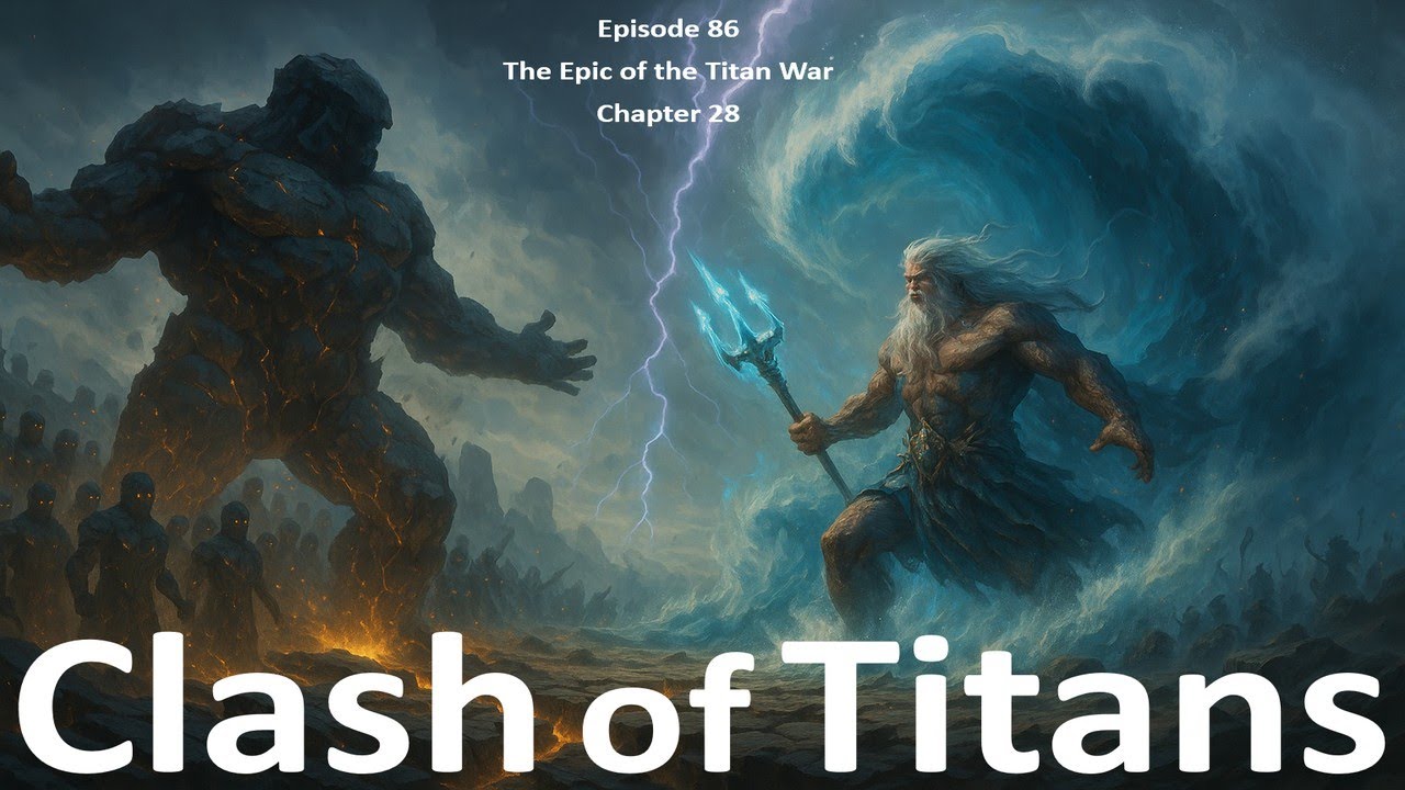 Ep. 86 – Titanomachy Epic (Chapter 28) – Shoreless Wrath: First Blood in Thessaly