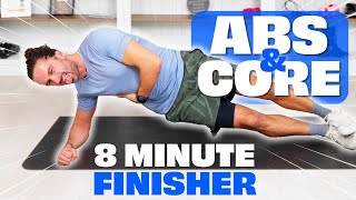 8 Minute Abs \& Core Finisher | The Body Coach TV