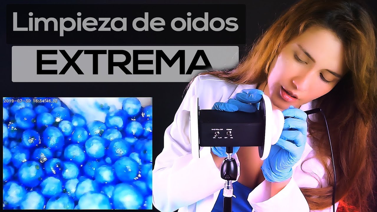 Extrema limpieza de oidos como nunca la has visto | ASMR Español | Asmr with Sasha asmr just talking