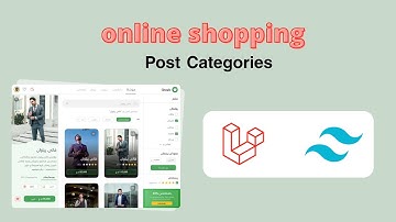 Online Shopping Laravel + tailwind css || Post Category CRUD