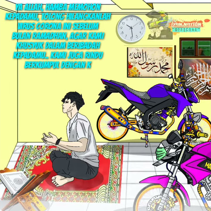 ANIMASI YAMAHA V-ixion JARI-JARI 'PRAY FOR THE COVID19'