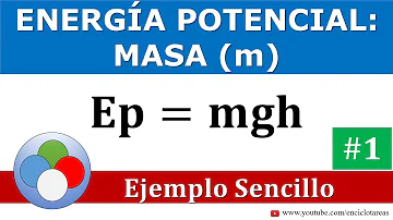 ¿Cuál es la fórmula de la masa de la energía potencial?