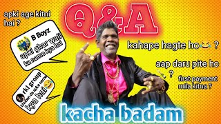 Kacha badam first Q&A || Bhuban Badyakar official @YT Imran Vlogs