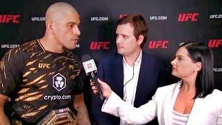 картинка: Алекс Перейра после боя с Анкалаевым на UFC 320