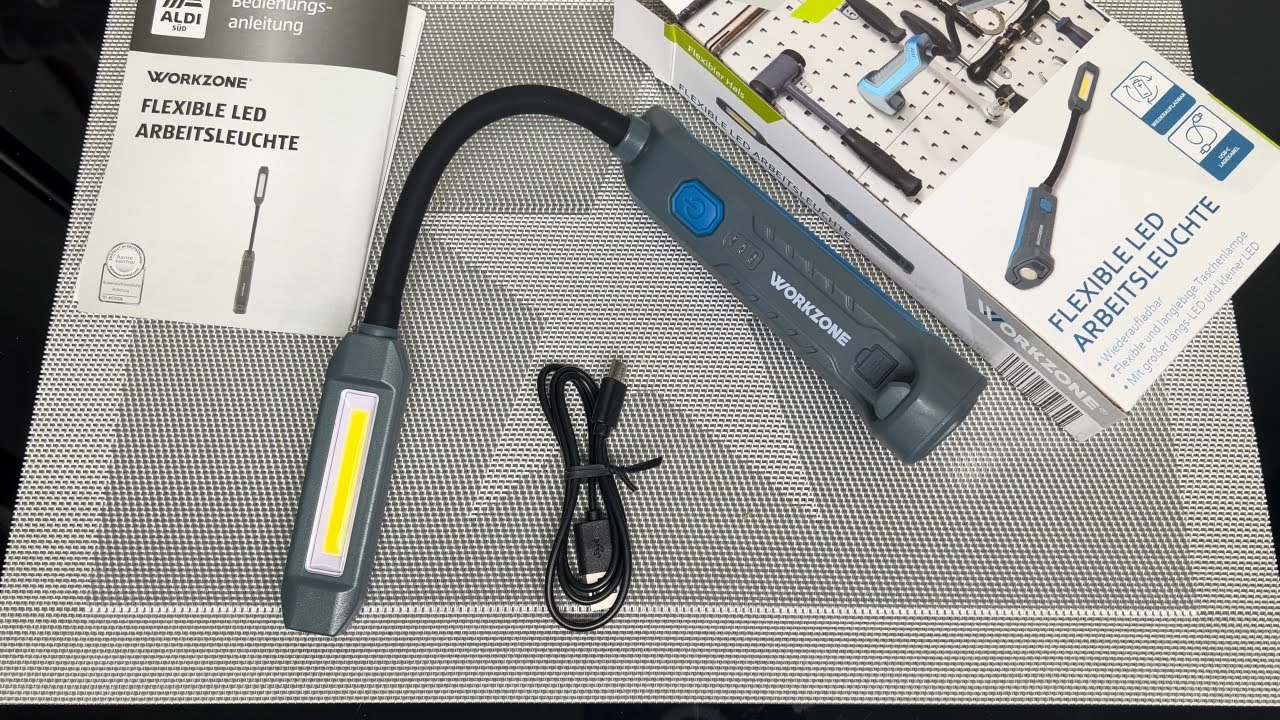 Workzone Light Flexible LED-Arbeitslampe WORKZONE mit großer länglicher LED und ...