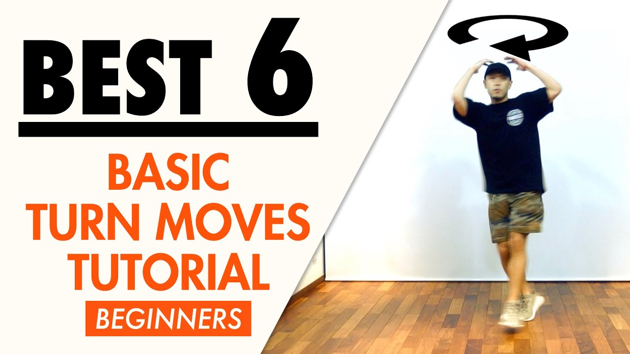 House Dance 6 Basic Turn Moves & Steps Tutorial For Beginners - YouTube