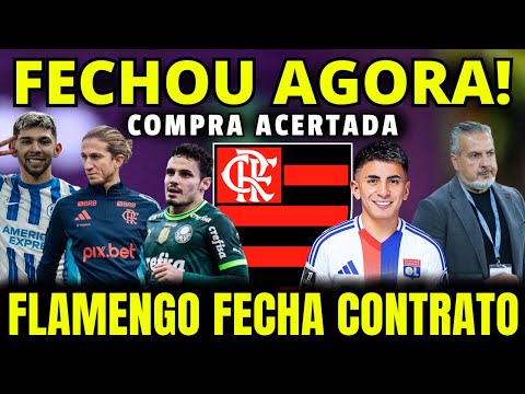 FECHADO! FLAMENGO ACERTA COMPRA DE JOGADOR! CONTRATAÇÃO SURPRESA! NOVO MEIA e+! NOTICIAS DO FLAMENGO