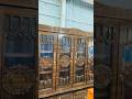 এত সুন্দর কারুকাজের ওয়ারড্রব আগে দেখেছো? 4 Door Glass wall cabinet #শোকেস #ক্যাবিনেট #HomeDecor