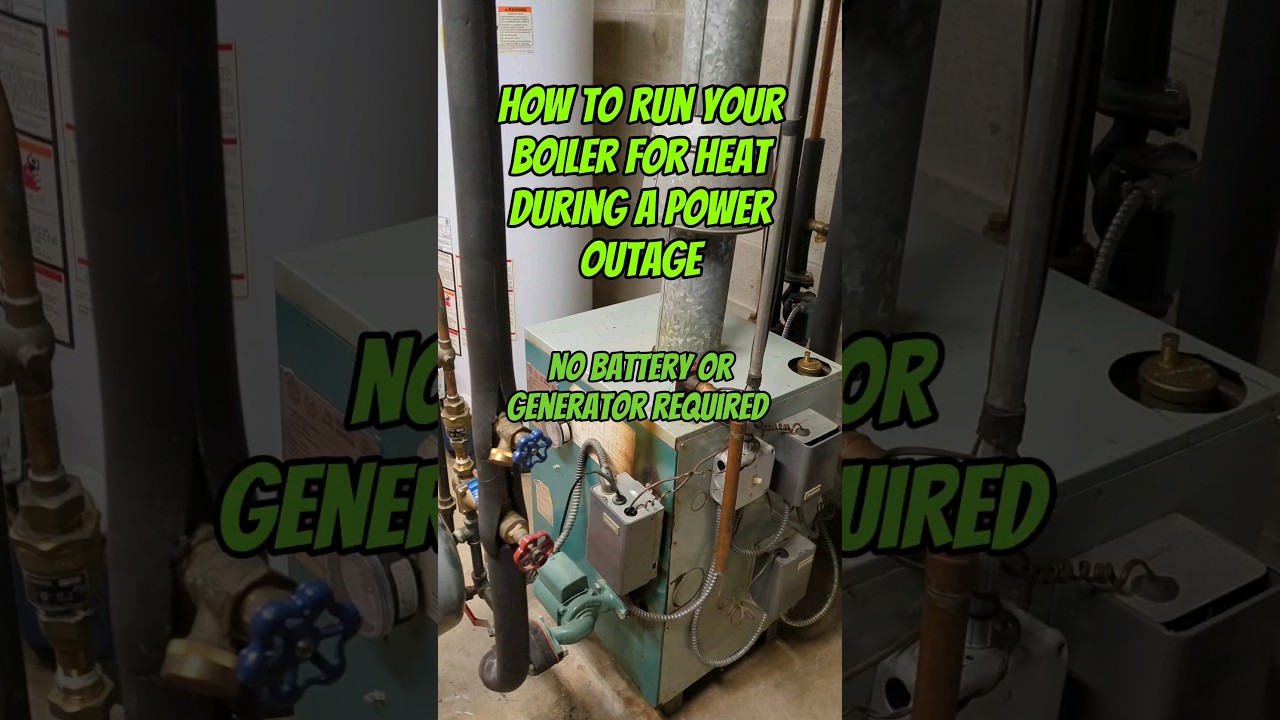 Как запустить бойлер для отопления во время отключения электроэнергии 