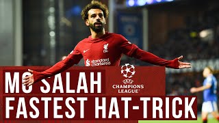 FASTEST EVER CHAMPIONS LEAGUE HAT-TRICK | Mo Salah vs Rangers | 6.12