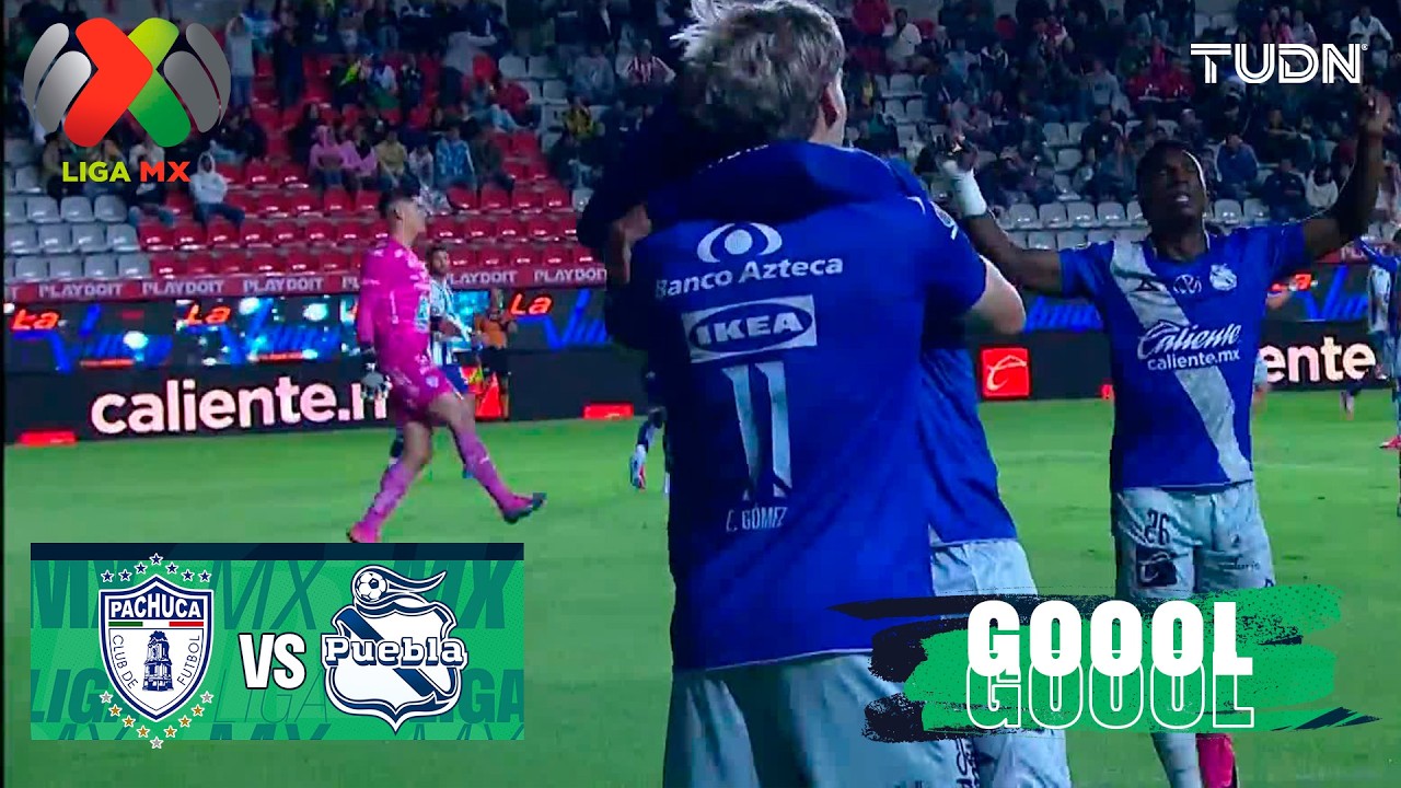 ¡GOLAZO POBLANO! Gómez sorprende | Pachuca vs Puebla | Liga MX - Jornada 4 Apertura 2026 | TUDN