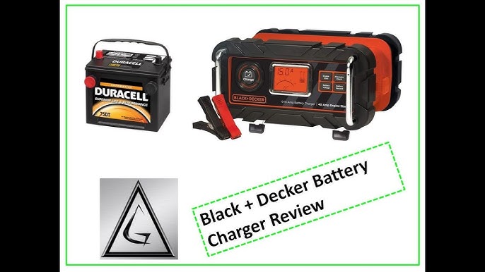  BLACK+DECKER BC15BD Fully Automatic 15 Amp 12V Bench Battery  Charger/Maintainer with 40A Engine Start, Alternator Check, Cable Clamps :  Automotive