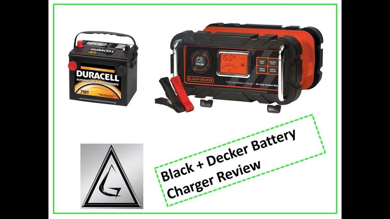 BLACK & DECKER 40-Amp Battery Charger at