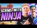 Pro Fortnite Duo Scrim Matches with Ninja