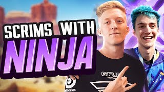 Pro Fortnite Duo Scrim Matches with Ninja